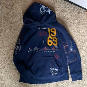 Gap Navy mixed Design Sweatshirt